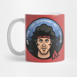 First blood badge - John J. Rambo Mug